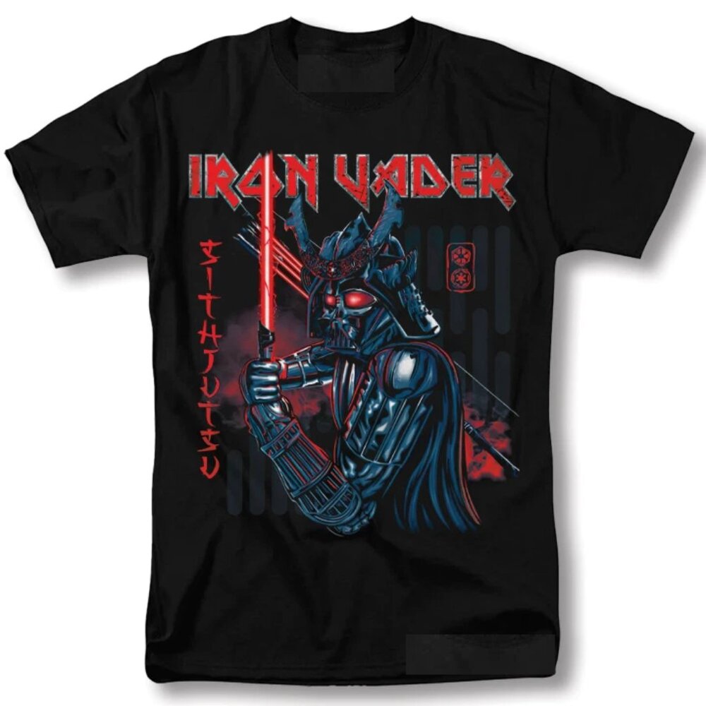 Iron Maiden Darth Vader Mashup Shirt Star Wars T-Shirt 248 - Picture 1 of 2